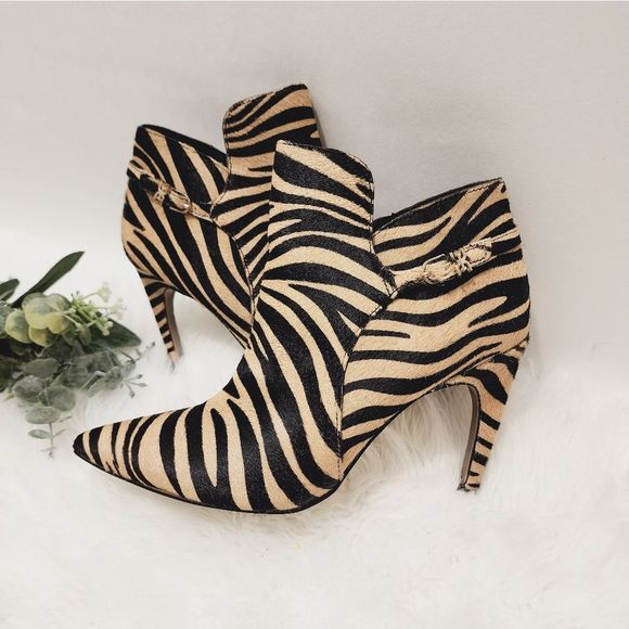 NEW Sam Edelmen Zebra print boots - Picture 14 of 14